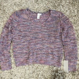 Women's multi colored sweater